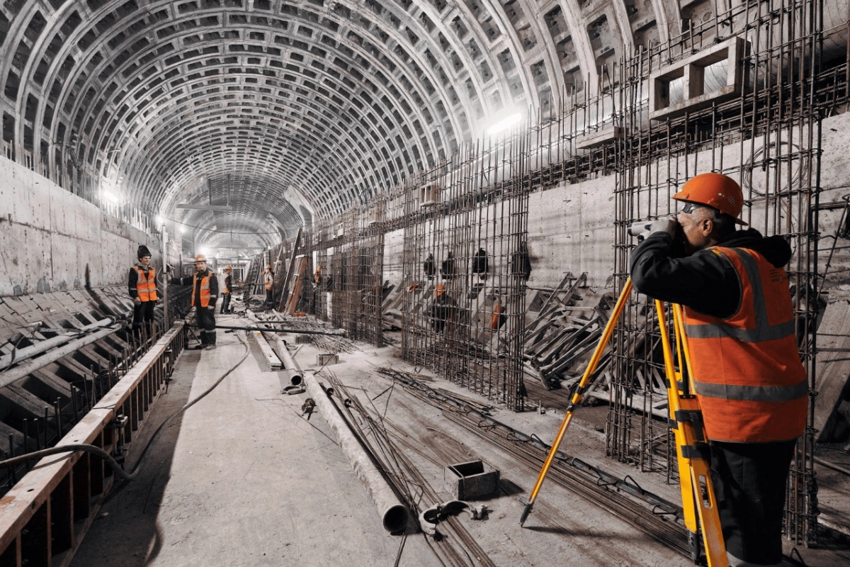 Метростроители показали новые фотографии строящейся станции «Горный институт» - tvspb.ru