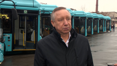 Александр Беглов о переводе автобусов на газомоторное топливо: Мы продолжаем работу по улучшению экологии в нашем городе