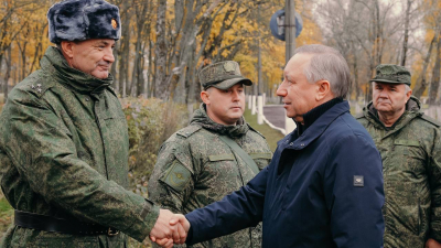 Александр Беглов рассказал о подготовке полка с мобилизованными из Петербурга, Карелии и Нижнего Новгорода