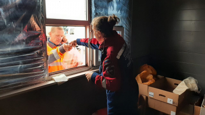Волонтеры #МЫВМЕСТЕ развернули штаб у паромной переправы в Тамани и Крыму