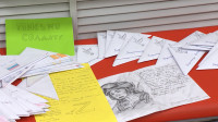 Больше 150 конвертов с добрыми пожеланиями отправят мобилизованным старшеклассники школы №503