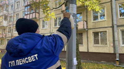 Более 8 тысяч фонарных столбов очистят от объявлений и граффити в Петербурге