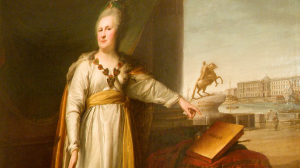 История империи — в одной картине: парадный портрет Екатерины II представлен в Эрмитаже после реставрации