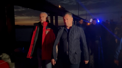 Вице-премьер Марат Хуснуллин прибыл на Крымский мост для осмотра повреждений