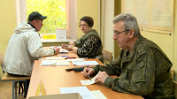 Военкомат Выборгского района отправил 45 мобилизованных на обучение