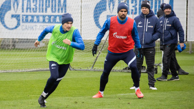 «Зенит» провел открытую тренировку перед поединком с «Краснодаром»
