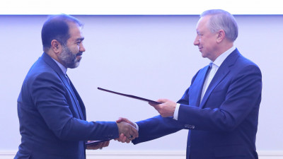 Александр Беглов провёл встречу с губернатором иранской провинции Исфаган