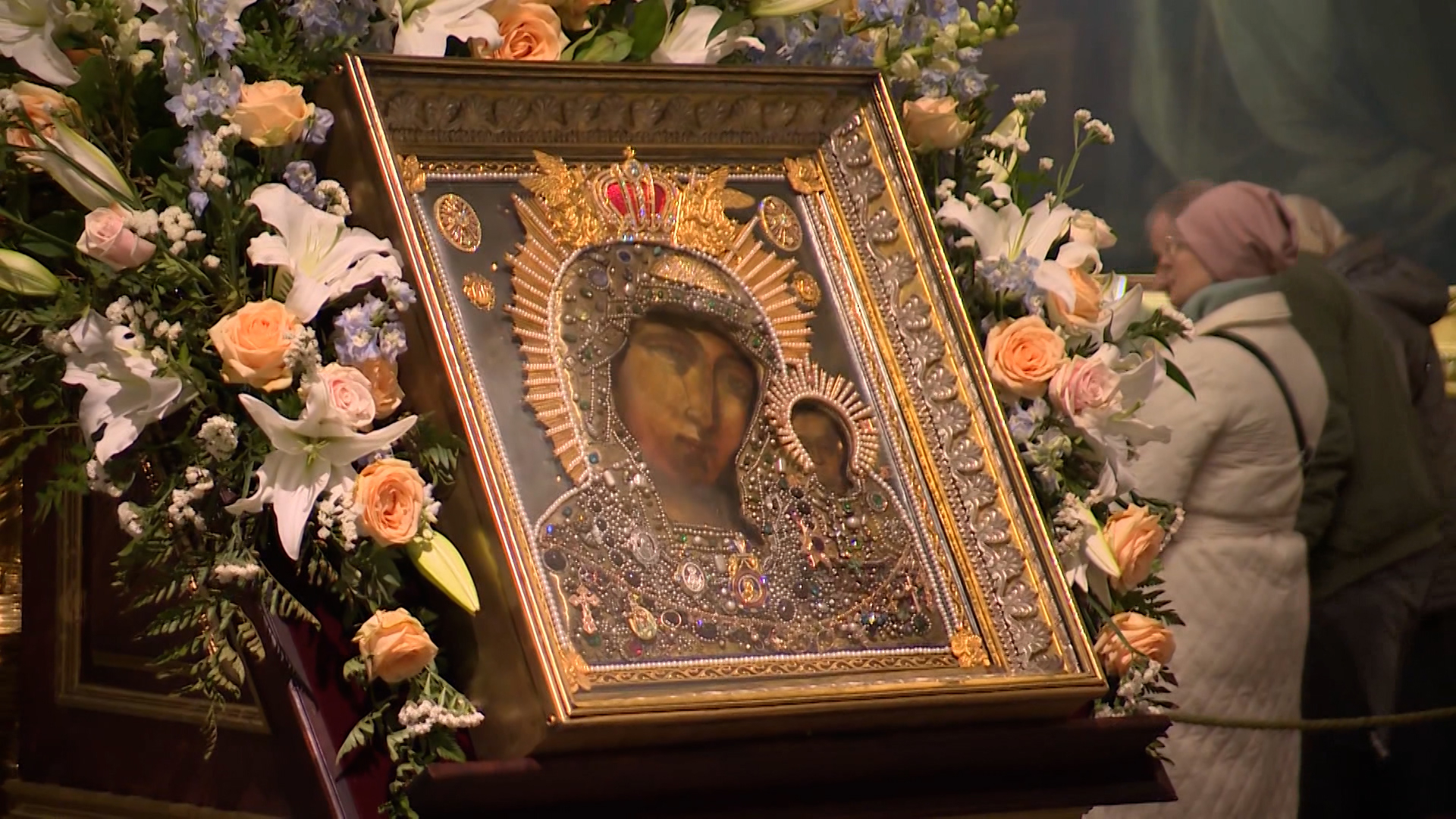 Казанская икона Божией матери из Казанского собора Санкт Петербурга