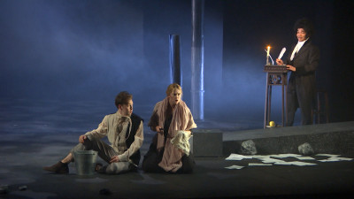 Балет и драма на одной сцене: в Александринском театре поставили «Медного всадника»