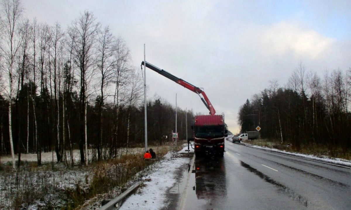 Строительство наружного освещения на Горском и Левашовском шоссе завершат в 2023 году - tvspb.ru