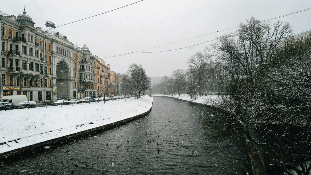 В Петербурге выпало два сантиметра снега - tvspb.ru