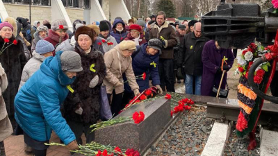 Сотрудники Октябрьской железной дороги приняли участие в Марше памяти