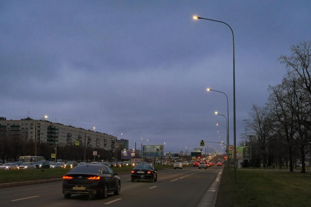 В Выборгском районе обновили освещение - tvspb.ru