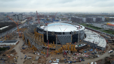 Строительство «СКА Арены» завершено почти на 90%