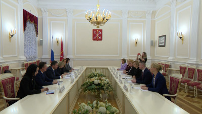 В Смольном сегодня обсудили перспективы сотрудничества Петербурга и Минска
