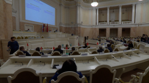 Заседание Законодательного собрания по бюджету Санкт-Петербурга