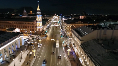 В центре Петербурга в Новогоднюю ночь и днем 1 января перекроют движение