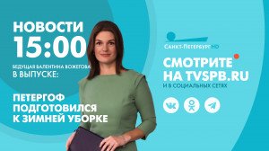 Новости Петербурга к 15:00