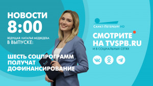 Новости Петербурга к 8:00