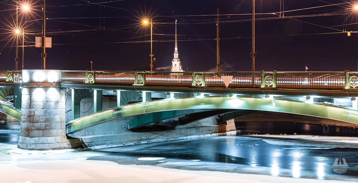 Биржевой мост снова «расправит крылья» в ночное время с 24 по 26 февраля - tvspb.ru
