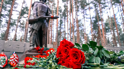Александр Беглов возложил цветы к мемориалу в Сестрорецке в День неизвестного солдата