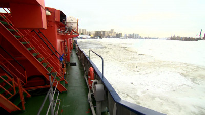 Ледокол «Невская застава» подготовили к работе на петербургских реках