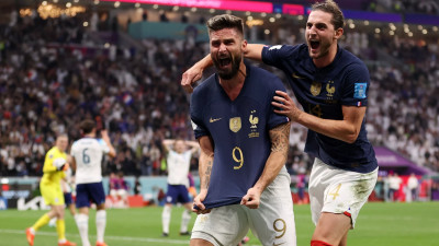 Сборная Франция вышла в полуфинал ЧМ-2022, обыграв англичан