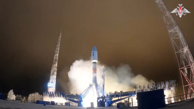 Сегодня с космодрома Плесецк запустили ракету-носитель «Союз-2.1б»
