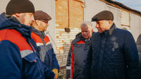 Александр Беглов проверил готовность снегоприемного пункта в Петродворцовом районе
