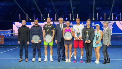 На «Сибур Арене» завершился первый Международный теннисный турнир «Трофеи Северной Пальмиры»