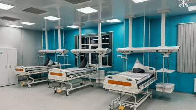 Новый корпус Александровской больницы готов на 98%