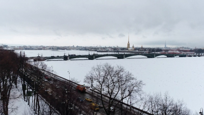 26 февраля в Петербурге объявили «желтый» уровень погодной опасности из-за сильного ветра