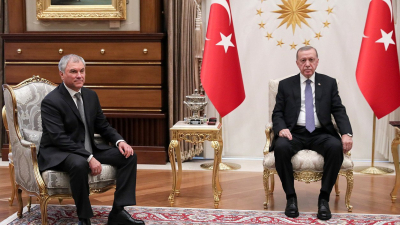 Вячеслав Володин встретился с президентом Турции