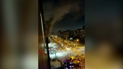 В Купчино 15 пожарных тушили пожар на кухне в девятиэтажке
