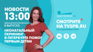 Новости Петербурга к 13:00