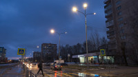 Улица Крыленко вблизи станции метро «Улица Дыбенко» стала светлее