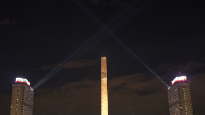 «Лучи Победы» будут озарять небо над Московским проспектом с 18 по 27 января
