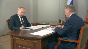 Александр Беглов доложил Владимиру Путину об основных позициях в плане стратегического развития города