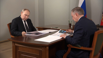 Александр Беглов и Владимир Путин обсудили ключевые аспекты развития Петербурга