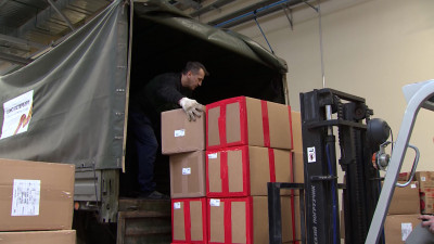 Очередные 10 тонн гумпомощи отправились из Петербурга в зону СВО