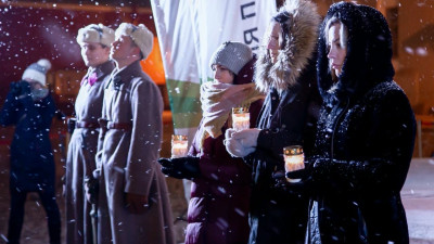 Петербуржцы направят свет фонариков в небо в честь 79-й годовщины освобождения Ленинграда от блокады