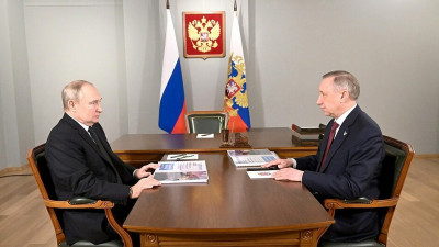 Александр Беглов поблагодарил Владимира Путина за помощь в развитии Петербурга