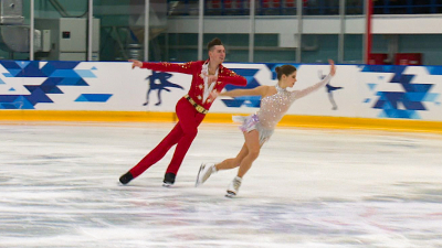 Чемпионы петербургского турнира спортивных пар по фигурному катанию поставили рекорд по баллам