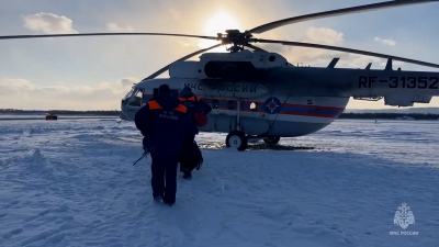 На Сахалине совершил аварийную посадку вертолет, есть пострадавший