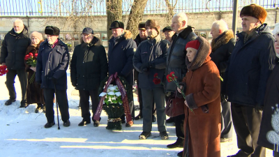 На Никольском кладбище почтили память Героя Советского союза Ивана Клочкова