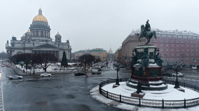 Завтра петербуржцев ожидает мороз