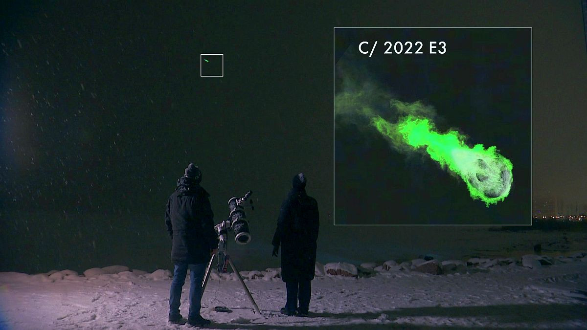 Комета С/2022 Е3 максимально близко приблизилась к Земле