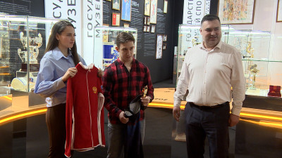 В петербургском Музее спорта появилась форма Анастасии Брызгаловой