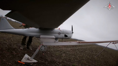 Минобороны опубликовали кадры боевой работы расчетов БЛА «Орлан-10»