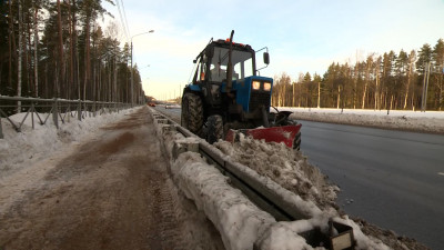 За выходные в Петербурге утилизировали больше 20 тысяч кубометров снега